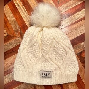 UGG Light Cream Beanie